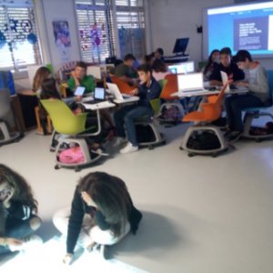 alunos na sala de aula