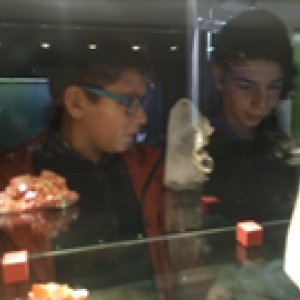 alunos na visita