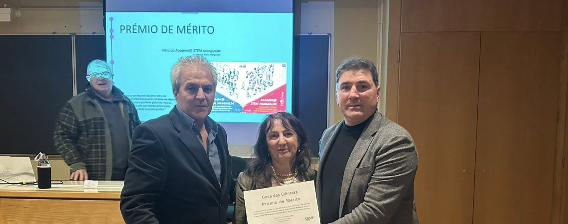 Academi@ STEM Mangualde distinguida com Prémio de Mérito nos Prémios Casa das Ciências 2025
